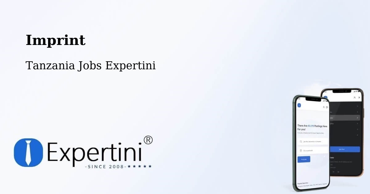 Imprint – Biharamulo - Tanzania Jobs Expertini